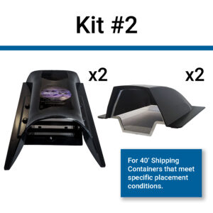 Kit #2: 2 Exhaust, 2 Back Wall Intake